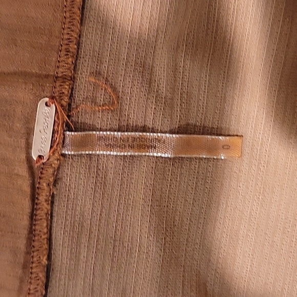 Free People orange/pink button up mini skirt NWOT - Picture 5 of 10